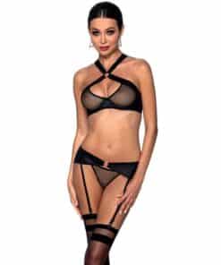 PASSION - AMANDA SET CUERO ECOLOGICO S/M