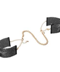 BIJOUX - DÉSIR MÉTALLIQUE ESPOSAS MALLA METALICA NEGRA
