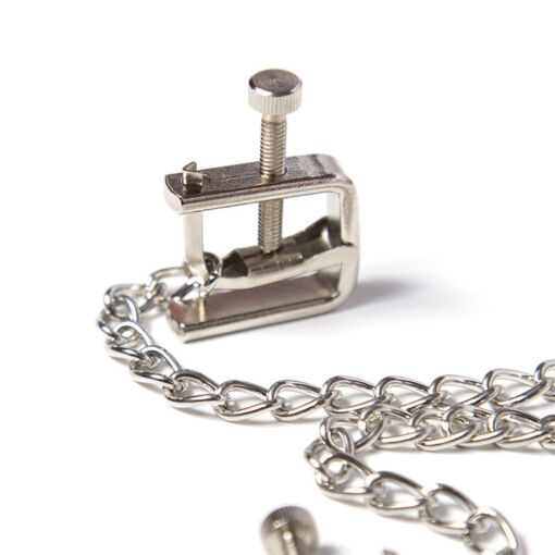OHMAMA FETISH - PINZAS METALICAS TORNILLO CON CADENA - Imagen 3