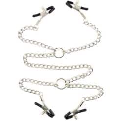 Alternative view of OHMAMA FETISH - 4 PINZAS PEZONES CON CADENAS