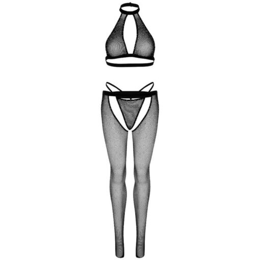 LEG AVENUE - TOP CUERPO DE RED CON TANGA Y MEDIAS - Imagen 5