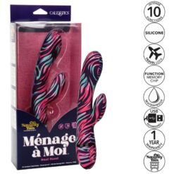 CALEXOTICS - VIBRADOR MENAGE A MOI DUAL WAND - piKanteo | Despierta tu lado más piKante