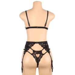 SUBBLIME - SET 3 PIEZAS SUJETADOR + LIGUERO + TANGA S/M - piKanteo | Despierta tu lado más piKante