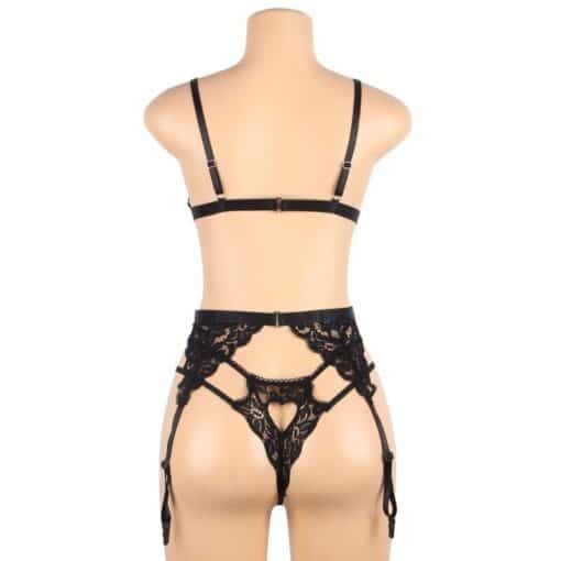 SUBBLIME - SET 3 PIEZAS SUJETADOR + LIGUERO + TANGA S/M - Imagen 11