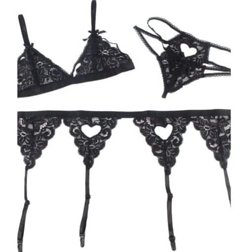 SUBBLIME - SET 3 PIEZAS SUJETADOR + LIGUERO + TANGA L/XL - Imagen 8