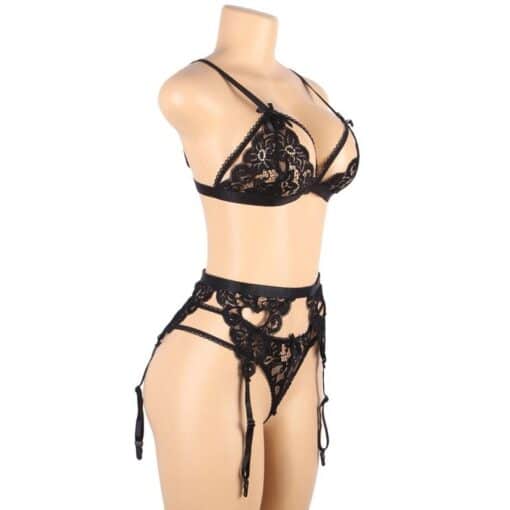 SUBBLIME - SET 3 PIEZAS SUJETADOR + LIGUERO + TANGA L/XL - Imagen 9
