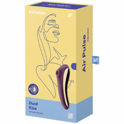 SATISFYER - DUAL KISS ESTIMULADOR CLITORIS PURPURA - piKanteo | Despierta tu lado más piKante
