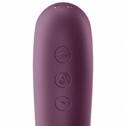 SATISFYER - DUAL KISS ESTIMULADOR CLITORIS PURPURA - piKanteo | Despierta tu lado más piKante