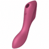 SATISFYER - CURVY TRINITY 3 ESTIMULADOR Y VIBRADOR ROJO - piKanteo | Despierta tu lado más piKante