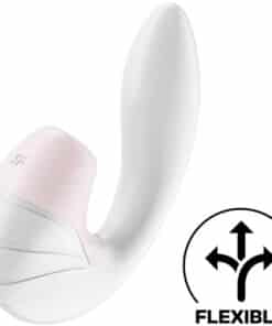 SATISFYER - SUPERNOVA ESTIMULADOR Y VIBRADOR BLANCO