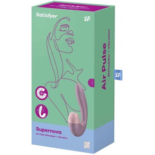 SATISFYER - SUPERNOVA ESTIMULADOR Y VIBRADOR ROSA - Imagen 3
