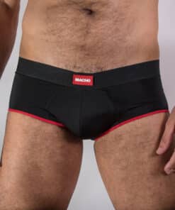 MACHO - MS24R CALZONCILLO BRIEF DARK ROJO XL