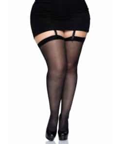 LEG AVENUE - MEDIAS NEGRAS PLUS
