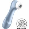 SATISFYER - PRO 2 ESTIMULADOR AZUL - piKanteo | Despierta tu lado más piKante