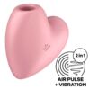 SATISFYER - CUTIE HEART ESTIMULADOR Y VIBRADOR ROSA - piKanteo | Despierta tu lado más piKante