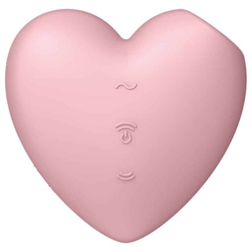SATISFYER - CUTIE HEART ESTIMULADOR Y VIBRADOR ROSA - Imagen 2