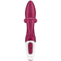 SATISFYER - EMBRACE ME VIBRADOR PUNTO G ROJO - piKanteo | Despierta tu lado más piKante