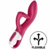 SATISFYER - EMBRACE ME VIBRADOR PUNTO G ROJO - piKanteo | Despierta tu lado más piKante