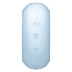 SATISFYER - PRO TO GO 3 ESTIMULADOR Y VIBRADOR DOBLE AZUL - piKanteo | Despierta tu lado más piKante