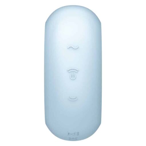 SATISFYER - PRO TO GO 3 ESTIMULADOR Y VIBRADOR DOBLE AZUL - Imagen 4