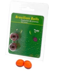 TALOKA - BRAZILIAN BALLS GEL ÍNTIMO FRESA 2 BOLAS