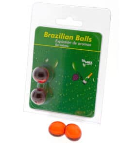 TALOKA - BRAZILIAN BALLS GEL ÍNTIMO FRESAS & CHAMPN 2 BOLAS