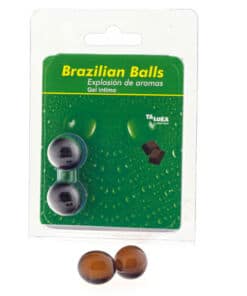 TALOKA - BRAZILIAN BALLS GEL ÍNTIMO CHOCOLATE 2 BOLAS