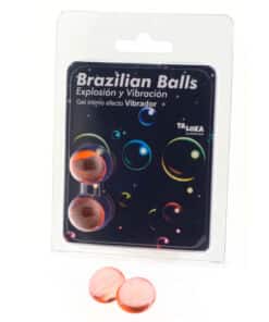 TALOKA - BRAZILIAN BALLS GEL EXCITANTE EFECTO VIBRACIÓN 2 BOLAS