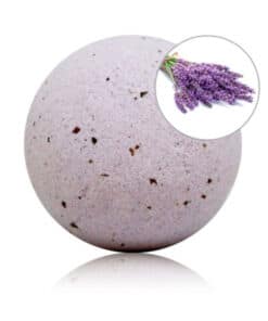 TALOKA - BOMBA DE BAÑO CON AROMA LAVANDA Y PÉTALOS DE ROSA