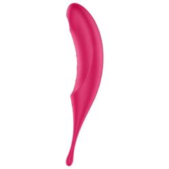 SATISFYER - TWIRLING PRO ESTIMULADOR Y VIBRADOR ROJO - piKanteo | Despierta tu lado más piKante