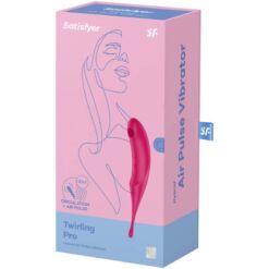 SATISFYER - TWIRLING PRO ESTIMULADOR Y VIBRADOR ROJO - piKanteo | Despierta tu lado más piKante