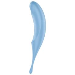 SATISFYER - TWIRLING PRO ESTIMULADOR Y VIBRADOR AZUL - piKanteo | Despierta tu lado más piKante