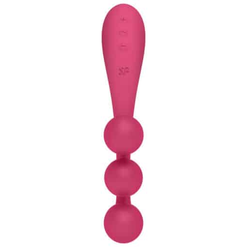 SATISFYER - TRI BALL 1 MULTI VIBRADOR ROJO - Imagen 2