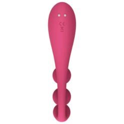SATISFYER - TRI BALL 1 MULTI VIBRADOR ROJO - piKanteo | Despierta tu lado más piKante