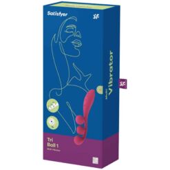 SATISFYER - TRI BALL 1 MULTI VIBRADOR ROJO - piKanteo | Despierta tu lado más piKante
