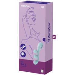 SATISFYER - TRI BALL 2 MULTI VIBRADOR AZUL - piKanteo | Despierta tu lado más piKante