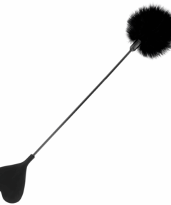 DARKNESS - FUSTA CON PLUMA LOVE NEGRO 40 CM