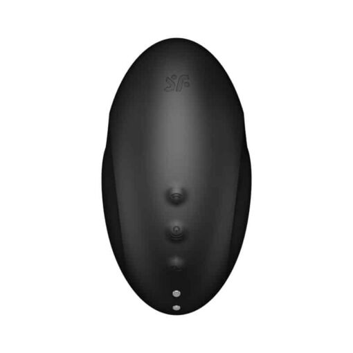 SATISFYER - VULVA LOVER 3 ESTIMULADOR Y VIBRADOR NEGRO - Imagen 3