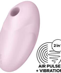 SATISFYER - VULVA LOVER 3 ESTIMULADOR Y VIBRADOR ROSA