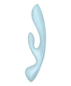 SATISFYER - TRIPLE OH VIBRADOR HÍBRIDO AZUL