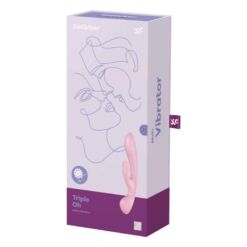SATISFYER - TRIPLE OH VIBRADOR HÍBRIDO ROSA - piKanteo | Despierta tu lado más piKante