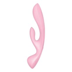 SATISFYER - TRIPLE OH VIBRADOR HÍBRIDO ROSA - piKanteo | Despierta tu lado más piKante