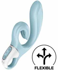 SATISFYER - LOVE ME VIBRADOR RABBIT AZUL