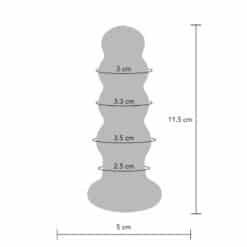 Alternative view of TOYJOY - BUTTOCKS THE RADIANT GLASS BUTTPLUG