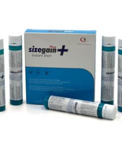 500 COSMETICS - SIZEGAIN PLUS INSTANT SHOT VIGORIZANTE MASCULINO 5 UNIDADES