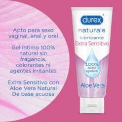 DUREX - NATURALS LUBRICANTE EXTRA SENSITIVO 100 ML - piKanteo | Despierta tu lado más piKante