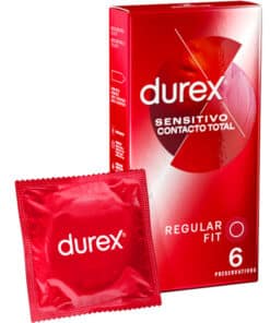 DUREX - SENSITIVO CONTACTO TOTAL 6 UNIDADES