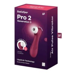 SATISFYER - PRO 2 GENERACIÓN 3 LIQUID AIR TECHNOLOGY GRANATE - piKanteo | Despierta tu lado más piKante