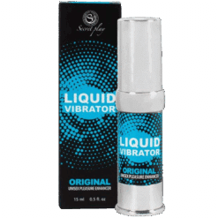 SECRETPLAY - VIBRADOR LIQUIDO ESTIMULADOR UNISEX 15 ML.