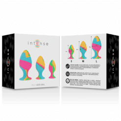 INTENSE - SET PLUG SILICONA MULTICOLOR - piKanteo | Despierta tu lado más piKante